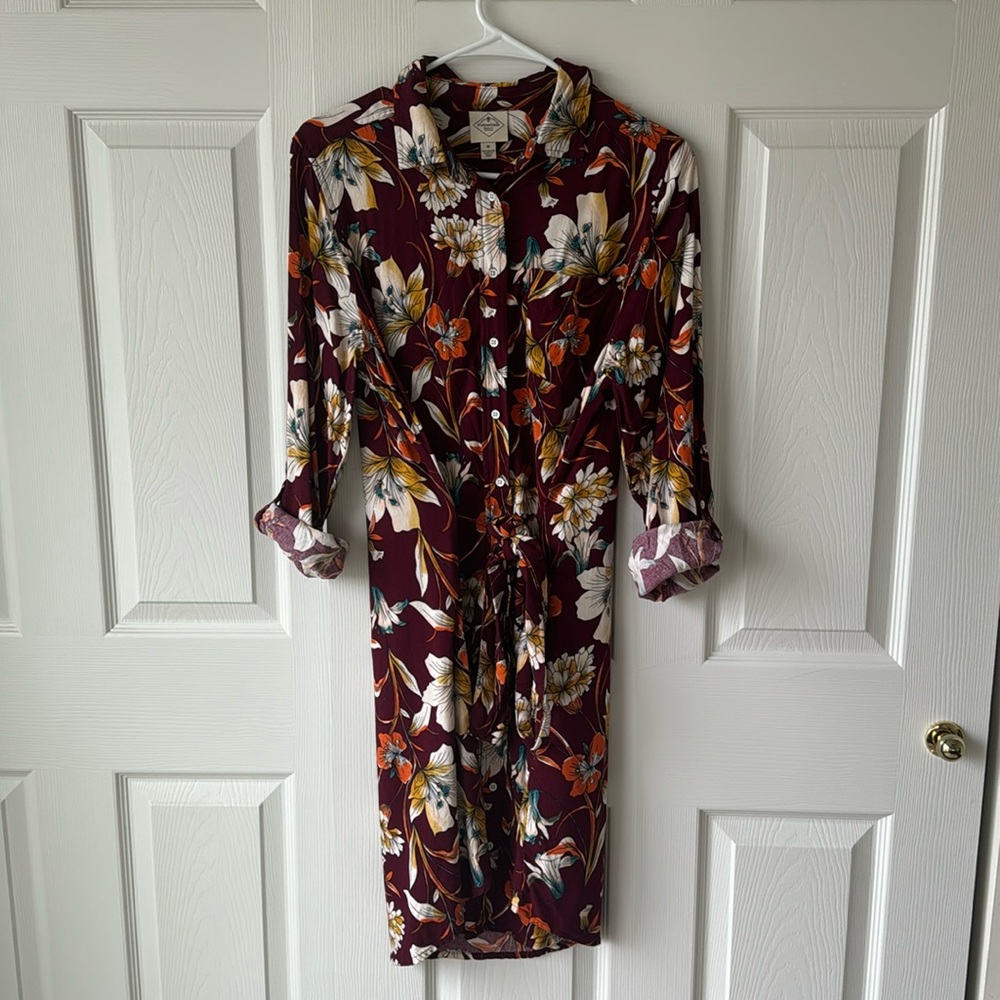 Floral Wrap Dress